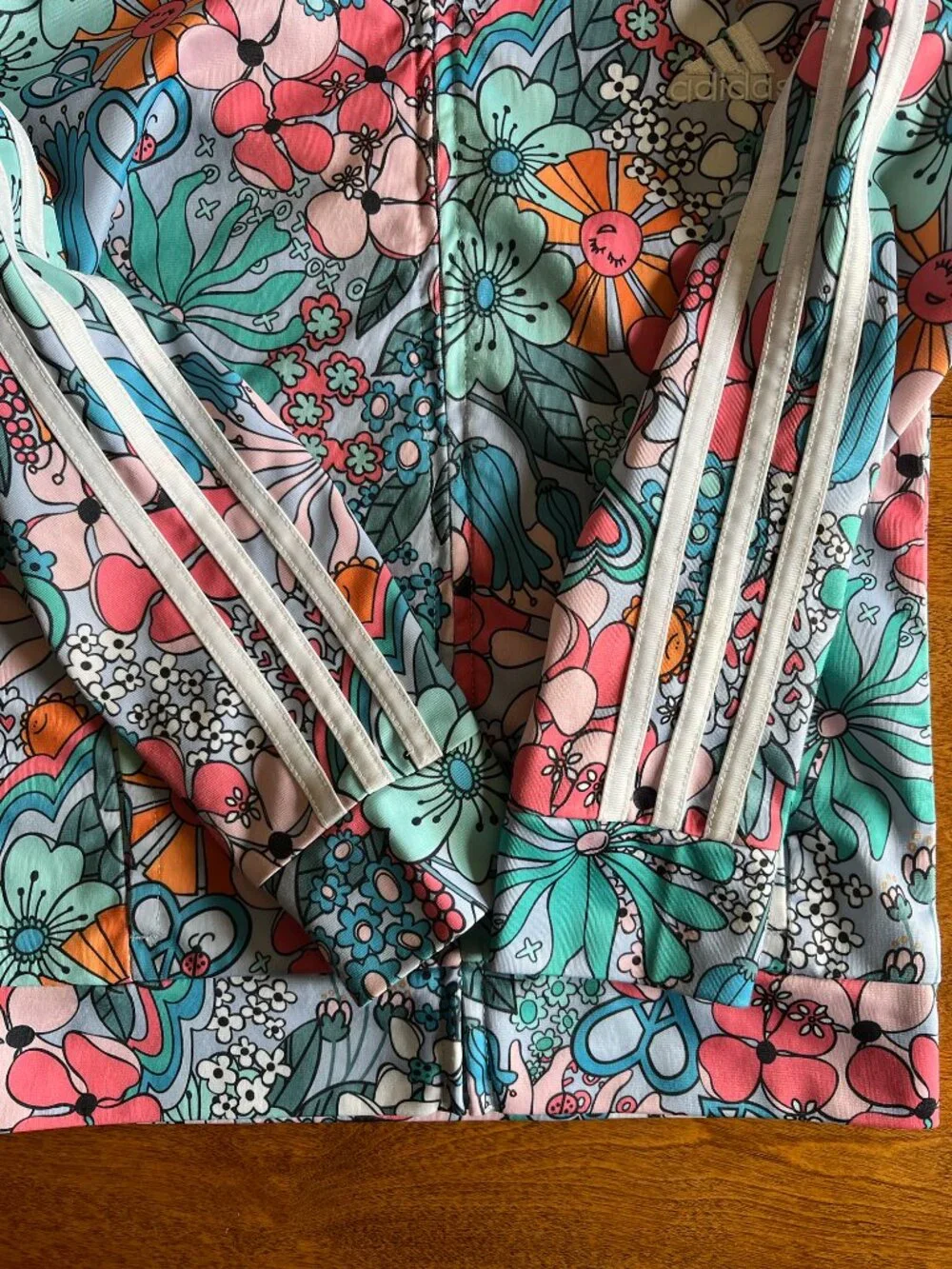 Adidas cheerful flowers track jacket 6